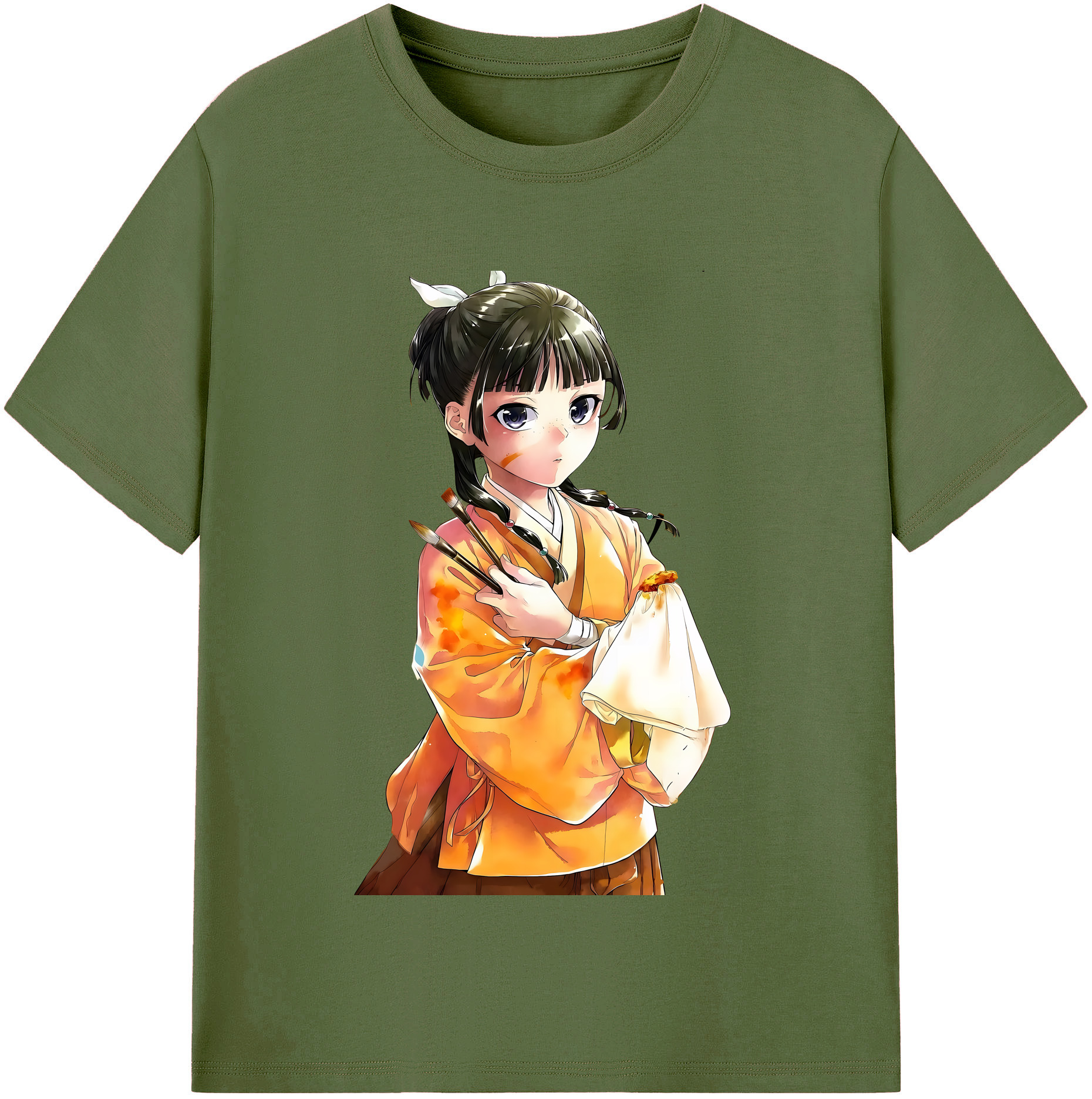 （画像用） 薬屋のひとりごと The Apothecary Diaries 綿100％半袖Tシャツ（フロントプリント）
